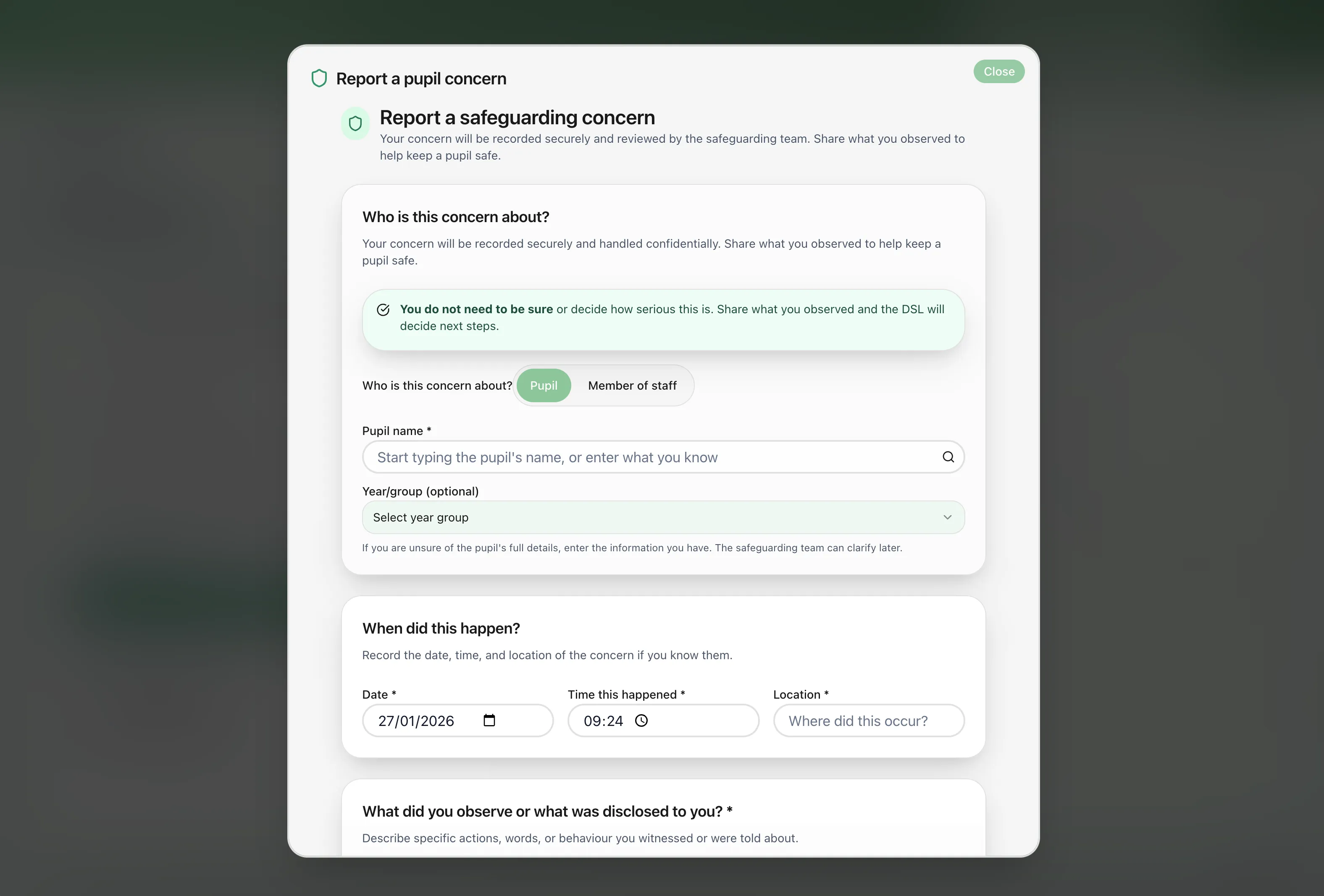 Urgent alerts and triage board